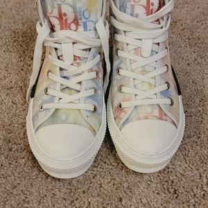 Dior Multi Color Walk'n'Dior Sneakers Size 8